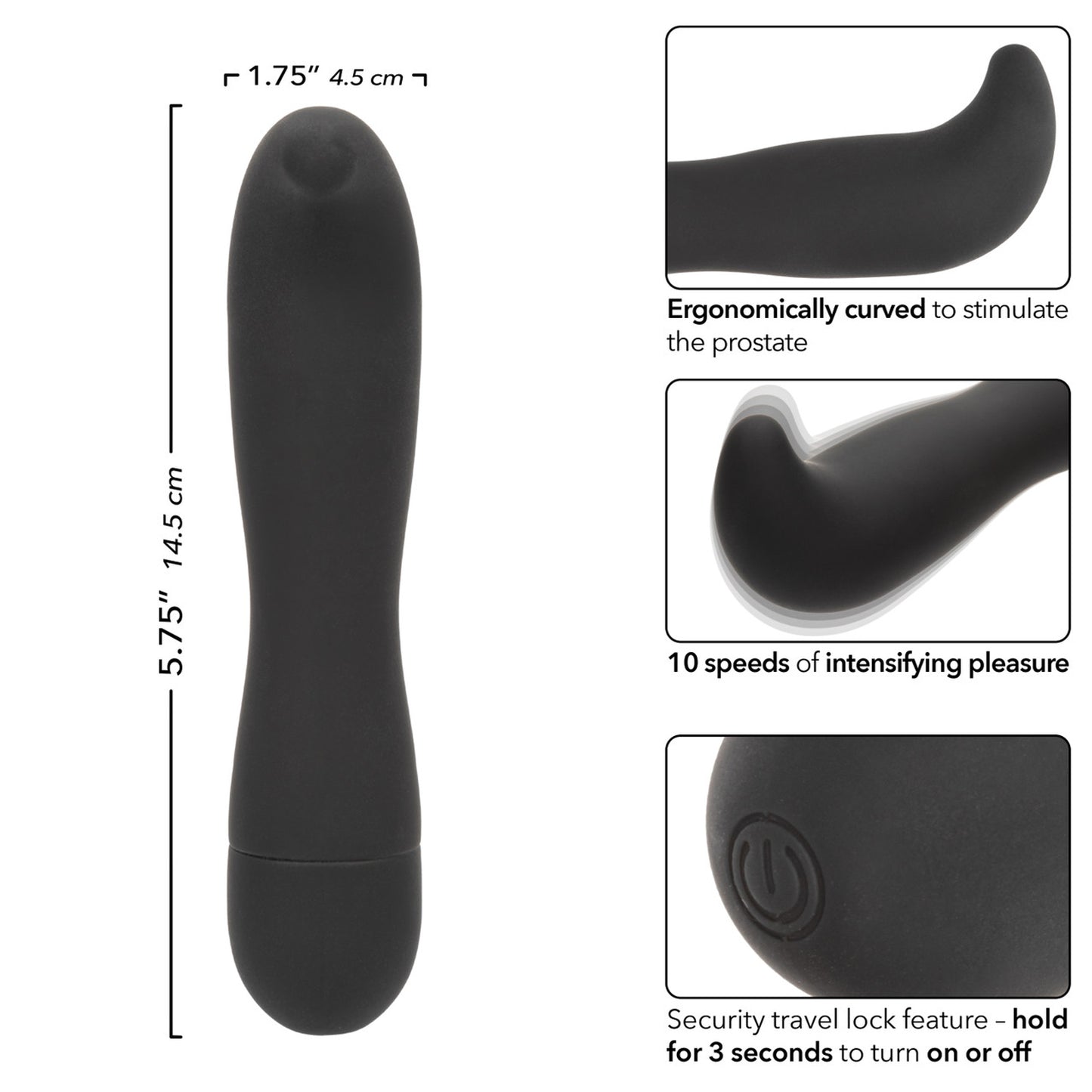 Dr. Joel Kaplan - Rechargeable Prostate Probe P-spot Stimulator