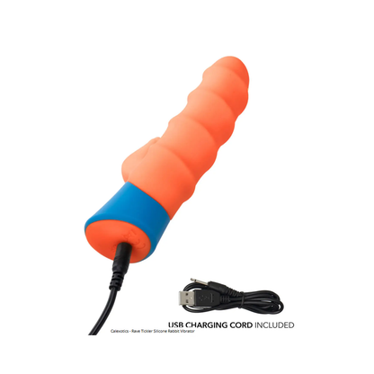 CalExotics - Rave Silicone Rabbit Vibrator