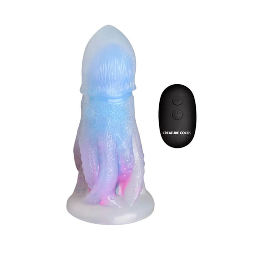 Creature Cocks - Cocktopus 8.2-inch Glow Dildo with Remote