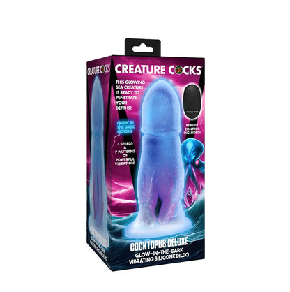 Creature Cocks - Cocktopus 8.2-inch Glow Dildo with Remote