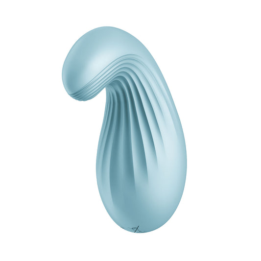 Satisfyer - Dipping Delight Clitoral Lay-on Vibrator Light Blue