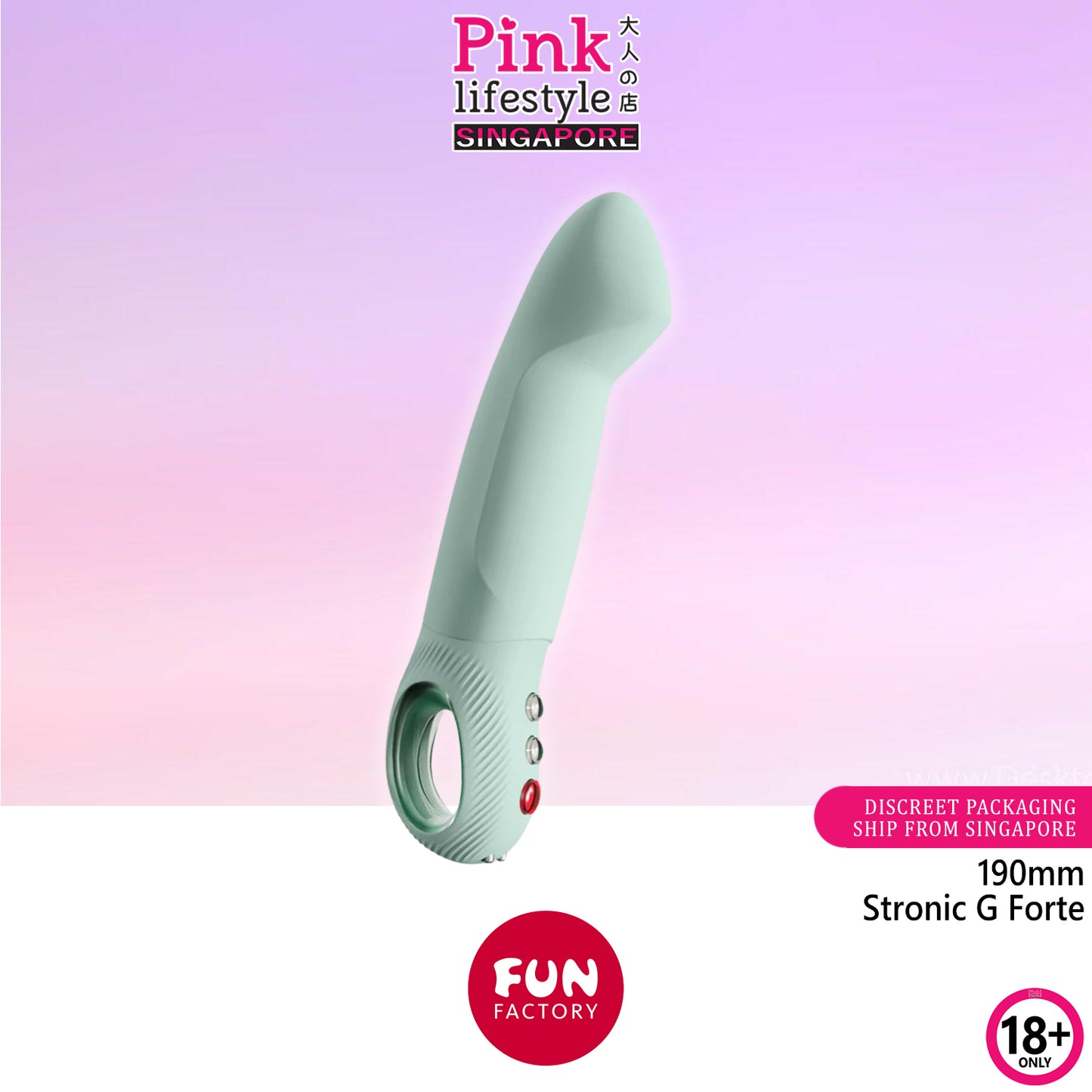 Fun Factory - Stronic G Forte G Spot Stimulator Sage Green