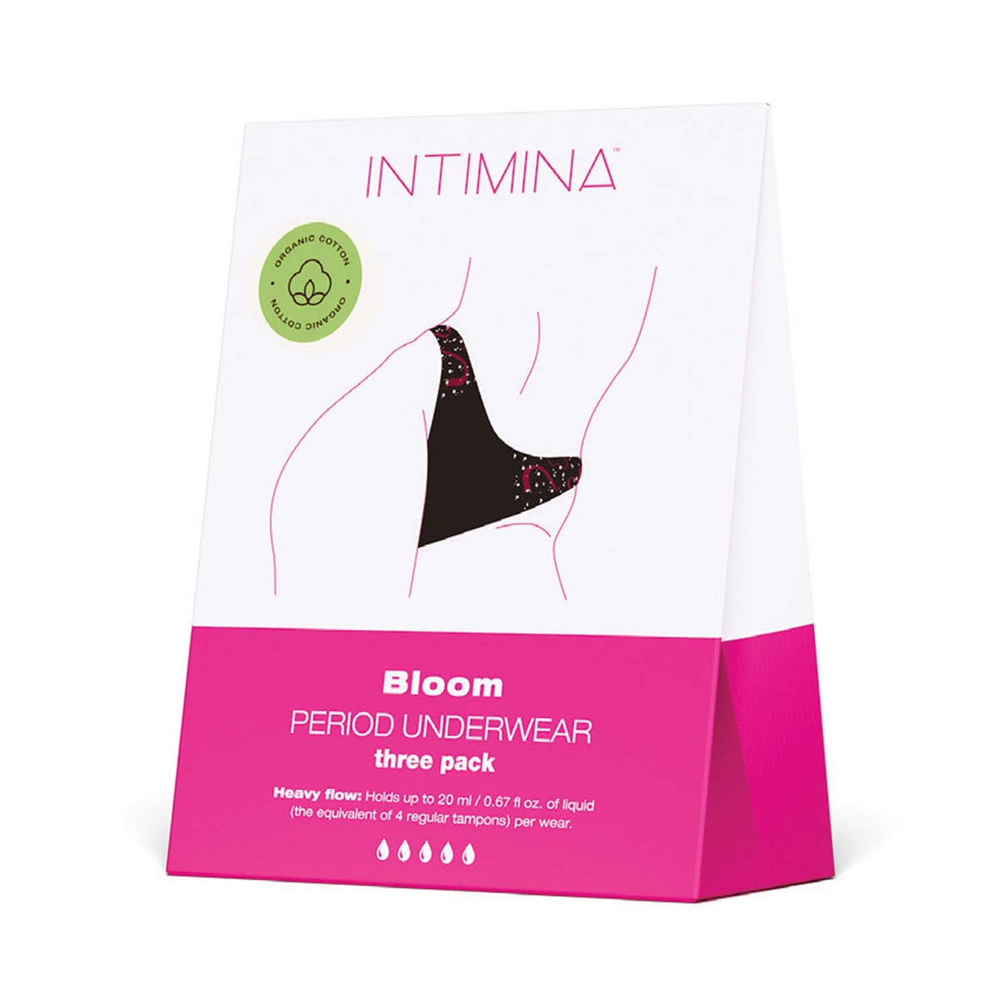 Intimina - Bloom Menstrual Panties 3 Packs Small