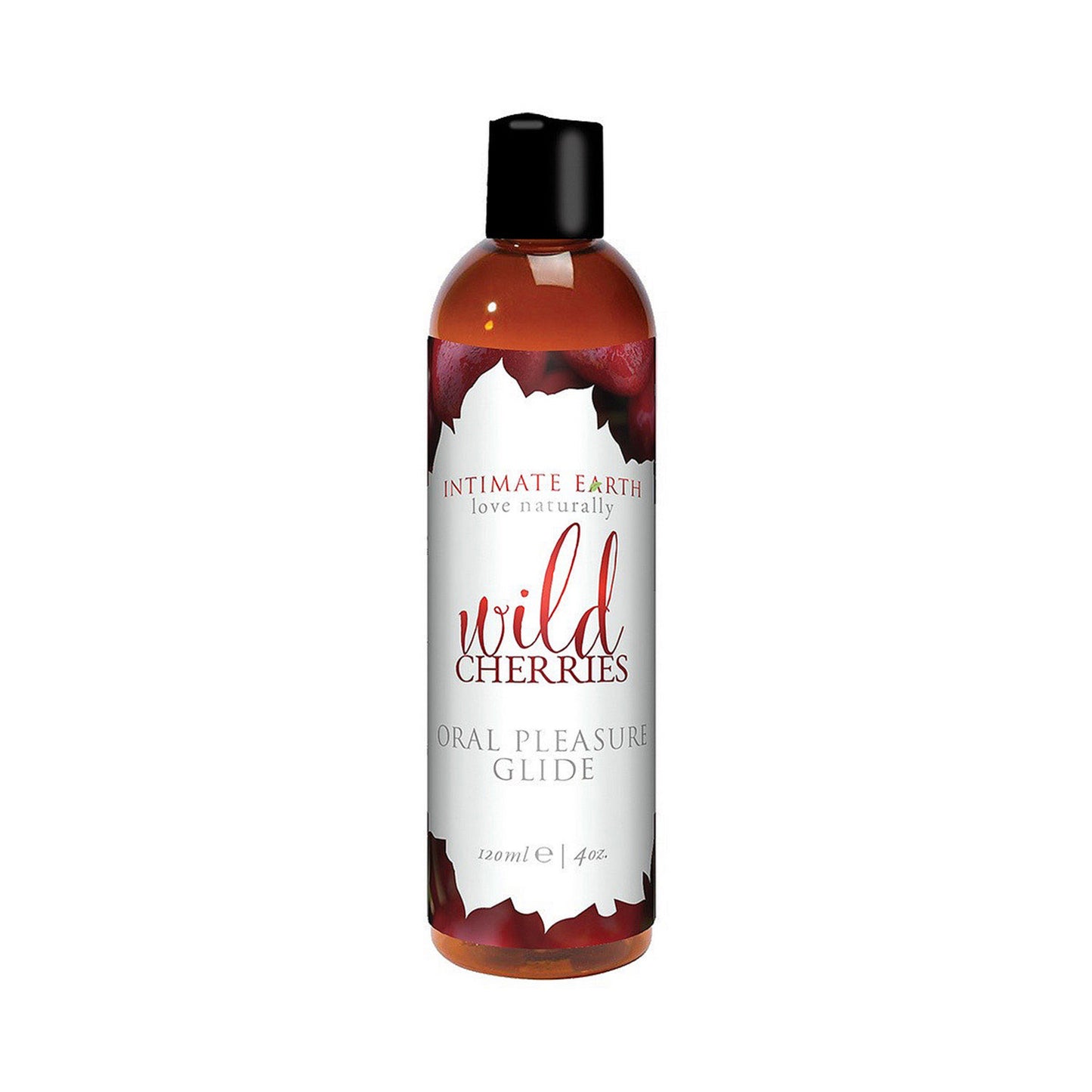 Intimate Earth - Oral Pleasure Glide Natural Flavors Wild Cherries Water Based Lubricant 118ml