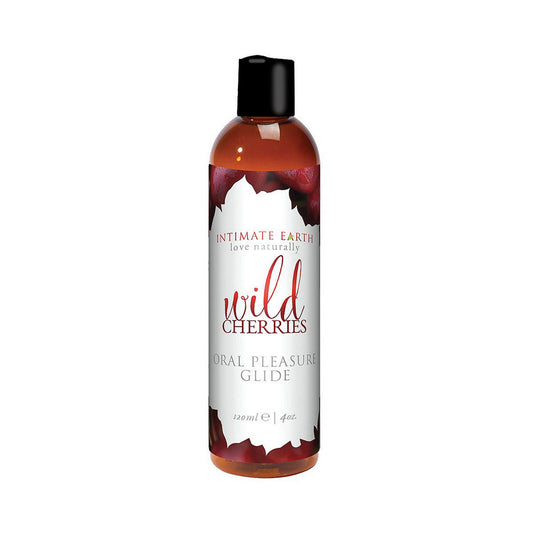 Intimate Earth - Oral Pleasure Glide Natural Flavors Wild Cherries Water Based Lubricant 118ml