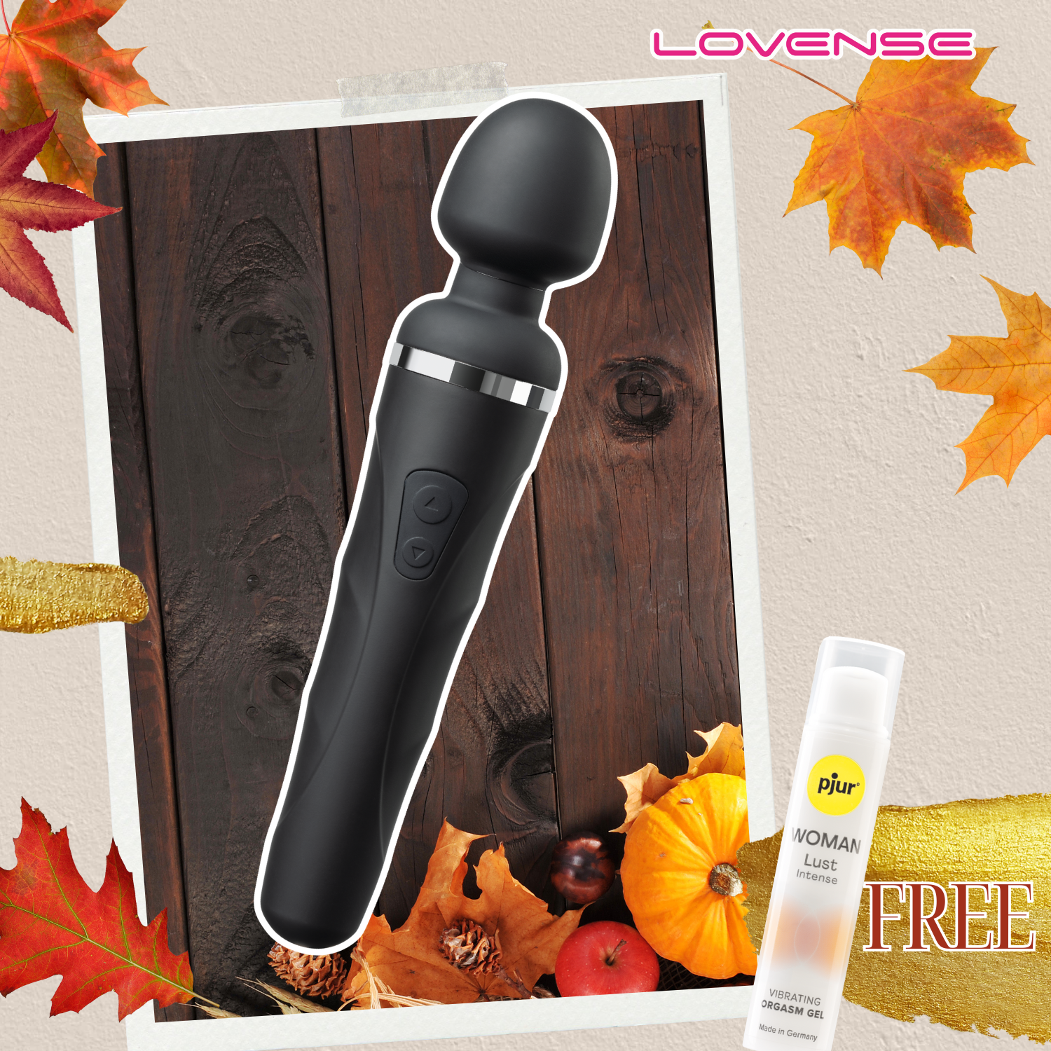 Lovense Domi Wand 2 with Value Add-on worth $36.90