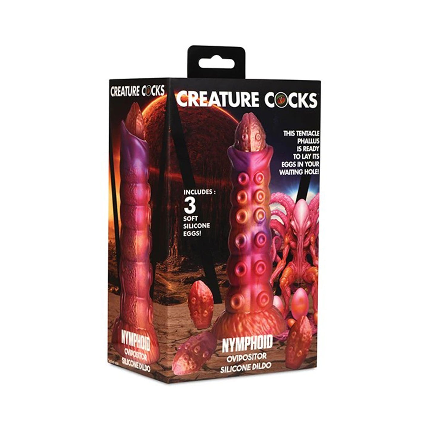 Creature Cocks - Nymphoid Ovipositor 6.5-inch Silicone Dildo