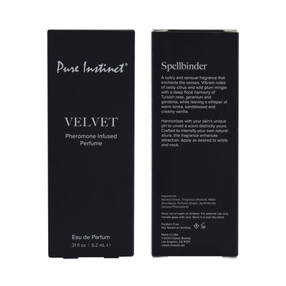 Pure Instinct - Pheromone Infused Perfume Spray Velvet 9.2 ml