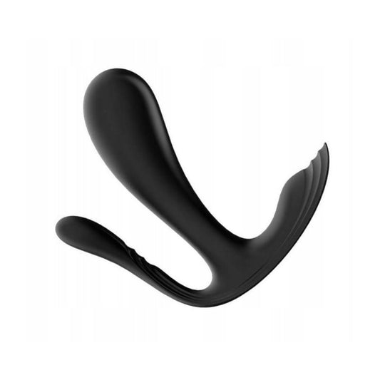 Satisfyer - Top Secret + App-Controlled Wearable Vibrator Black