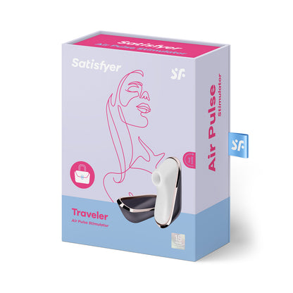 Satisfyer - Traveler Stimulator Klitoris Silikon Ungu