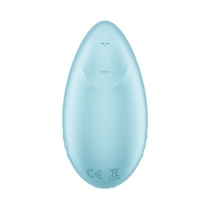 Satisfyer - Tropical Tip App-Controlled Clitoral Vibrator Light Blue