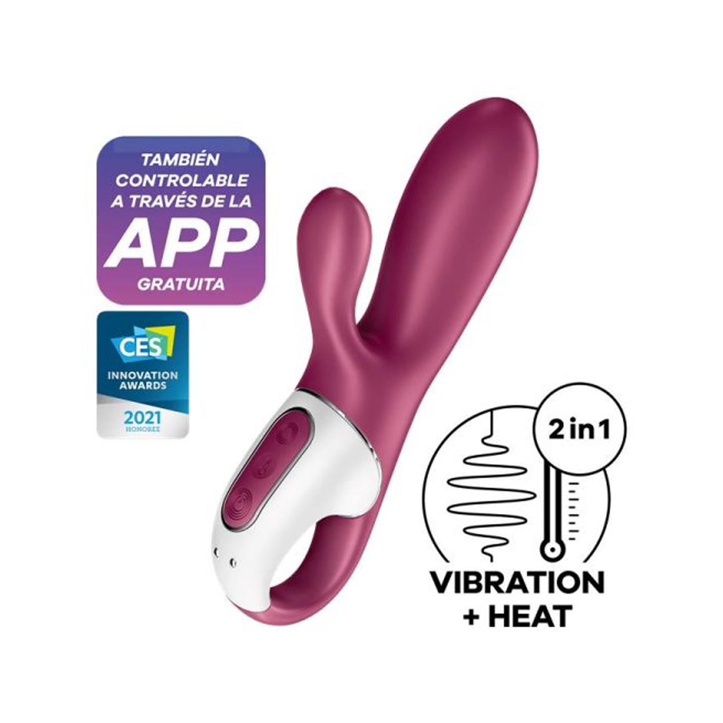 Satisfyer - Hot Bunny App-Controlled Rabbit Vibrator