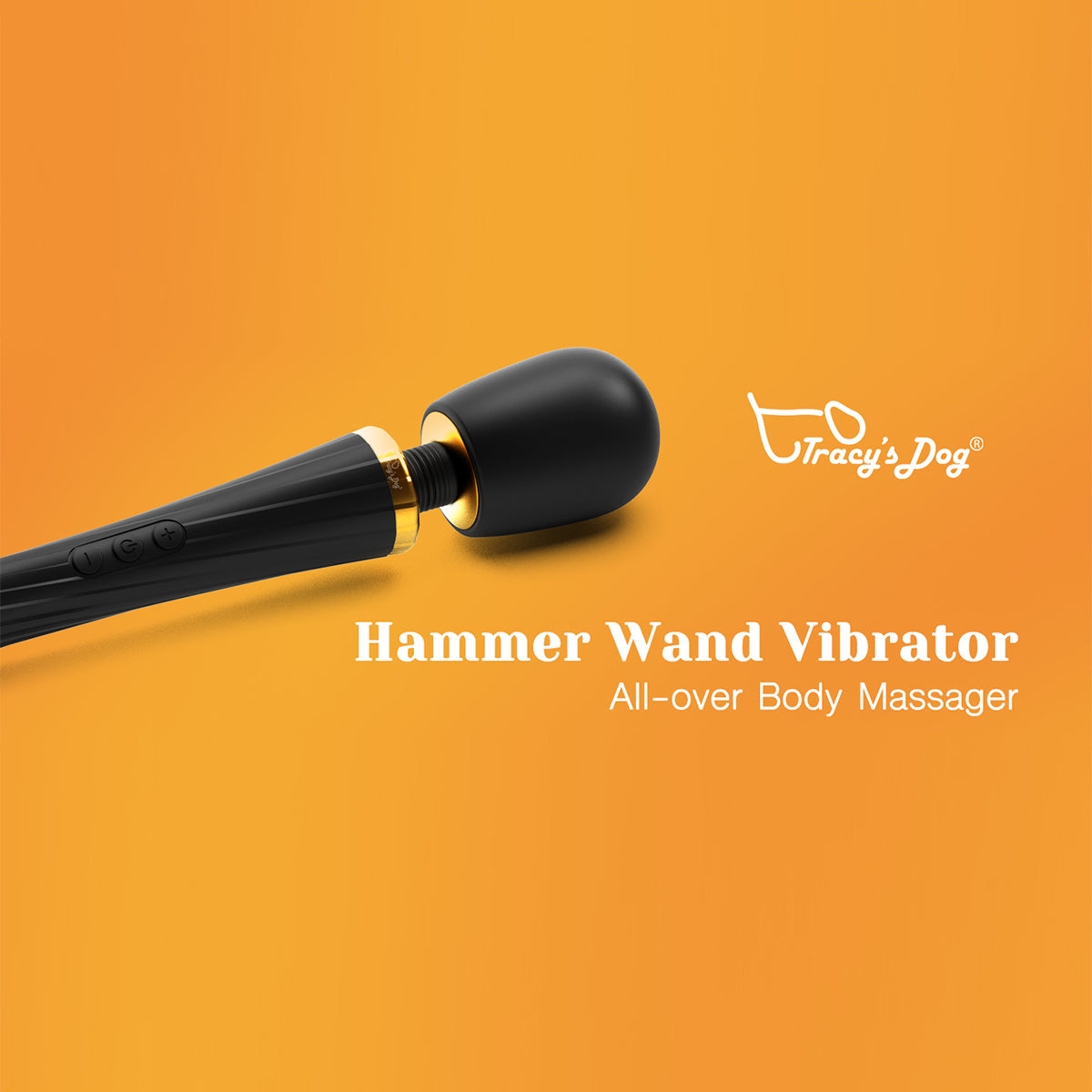 Tracy's Dog - Hammer Wand Clitoral Vibrator Black