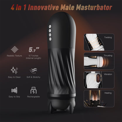Tracy's Dog - Steelcan Thrusting and Warming Automatic Masturbator