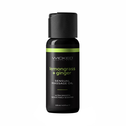 Wicked Sensual Care - Lemongrass and Ginger Massage Oil 120 ml