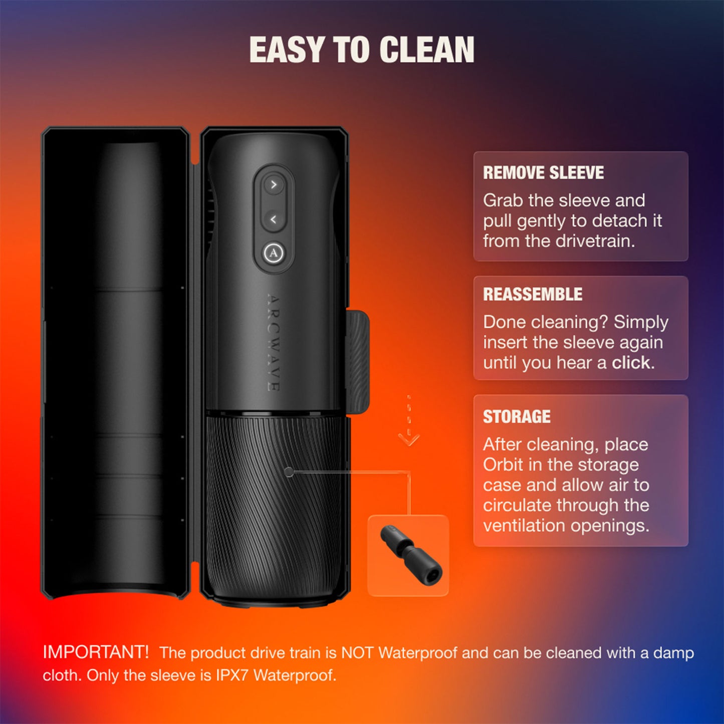 Arcwave - Orbit App - Controlled Rotating Male Stroker