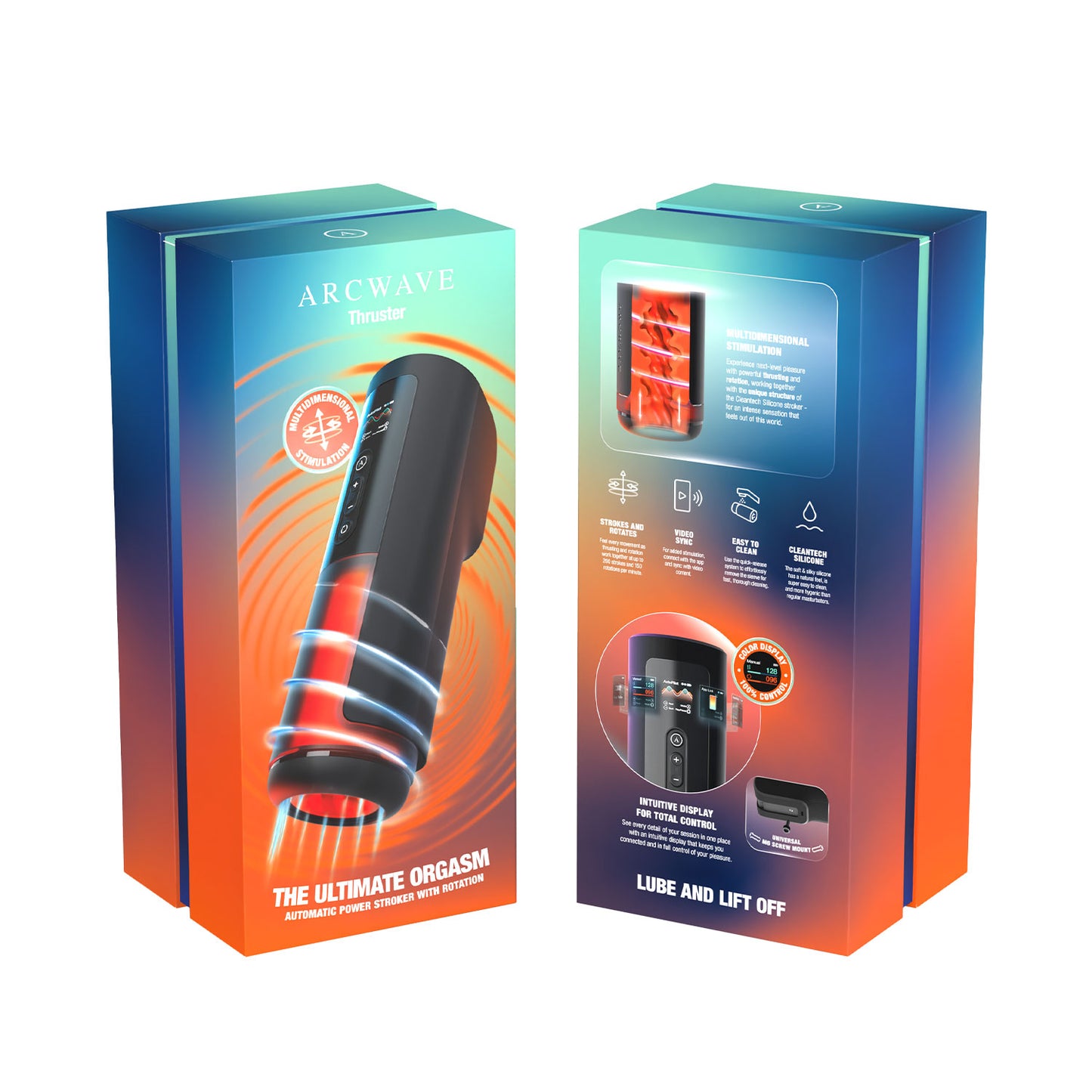 Arcwave - Thruster App-Controlled Thrusting and Rotating Male Stroker