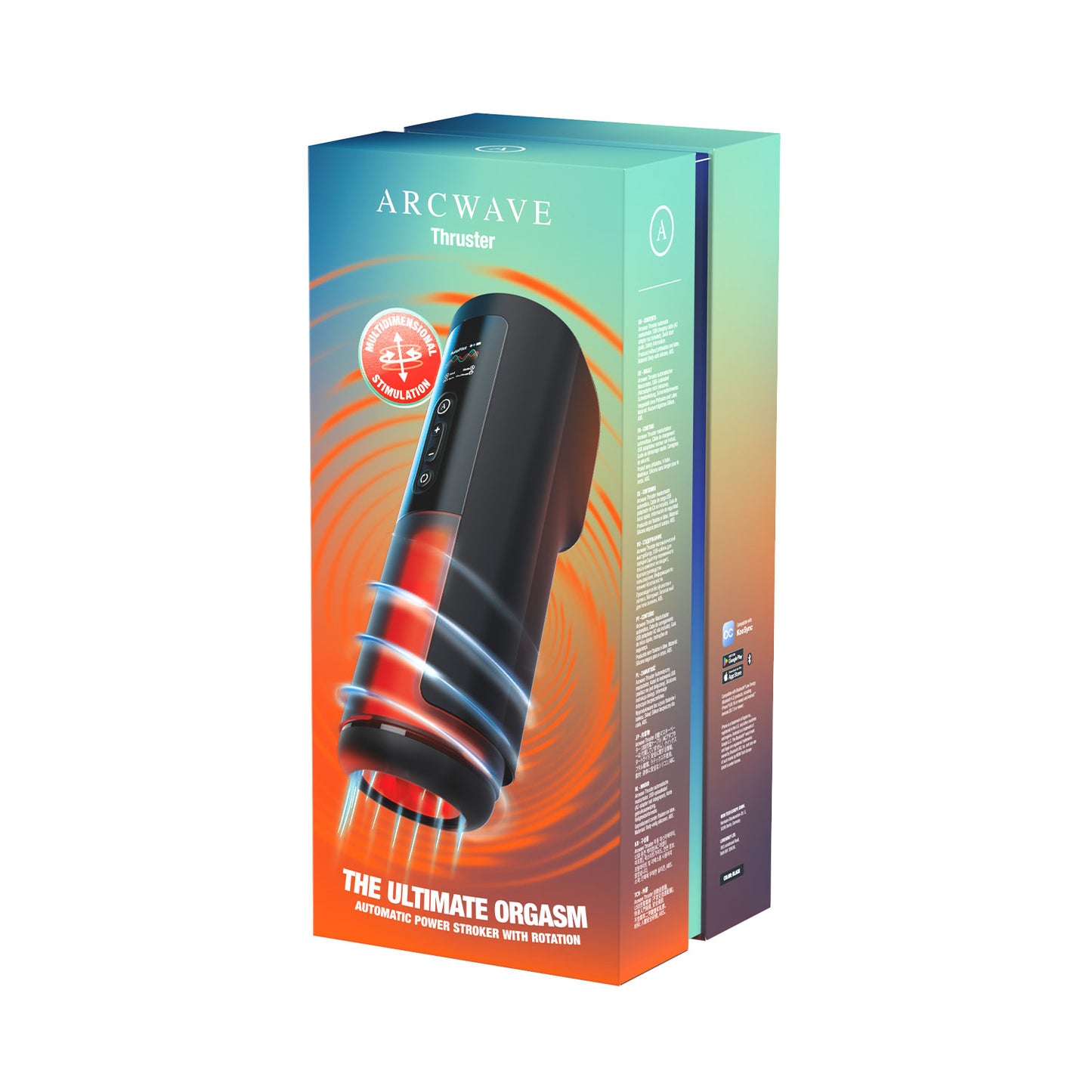 Arcwave - Thruster App-Controlled Thrusting and Rotating Male Stroker
