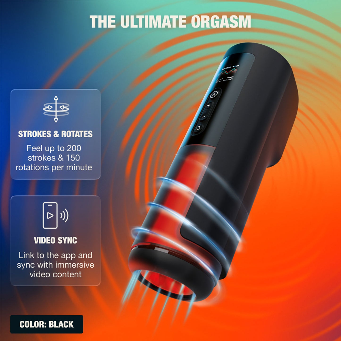 Arcwave - Thruster App-Controlled Thrusting and Rotating Male Stroker