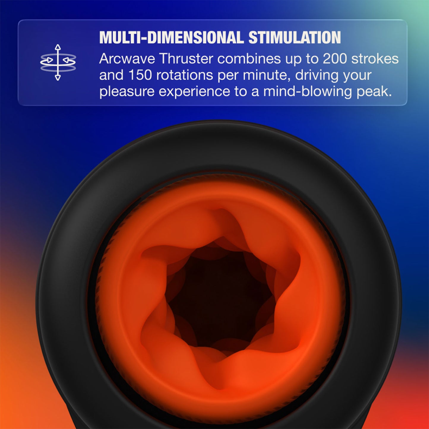 Arcwave - Thruster App-Controlled Thrusting and Rotating Male Stroker