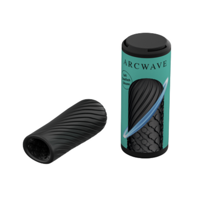 Arcwave Ghost - Pocket Manual Stroker CleanTech Silicone Male Masturbator (Black)