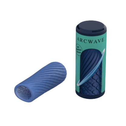 Arcwave Ghost - Pocket Manual Stroker CleanTech Silicone Male Masturbator (Blue)