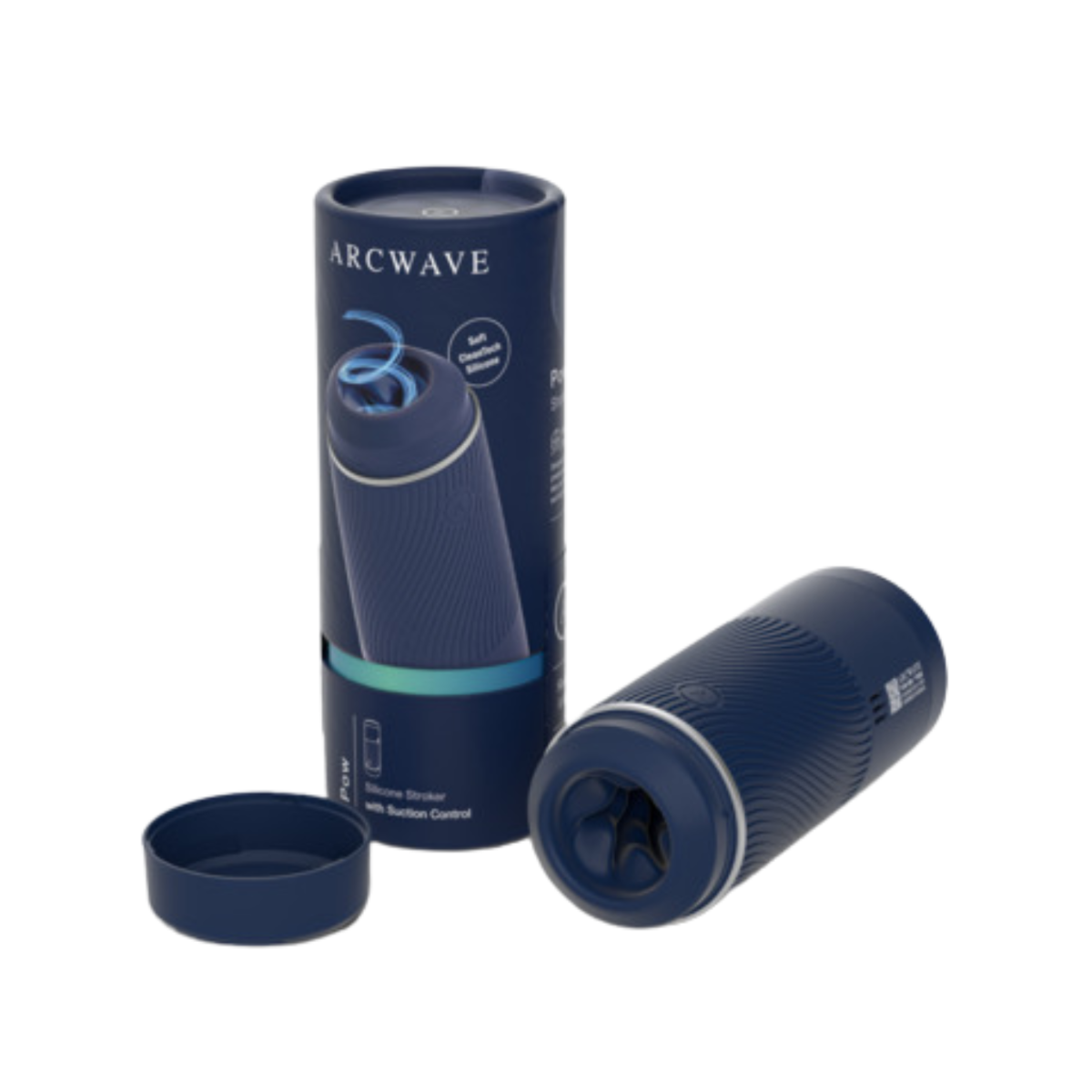 Arcwave - Pow Manual Stroker CleanTech SIlicone Male Masturbator (Blue)