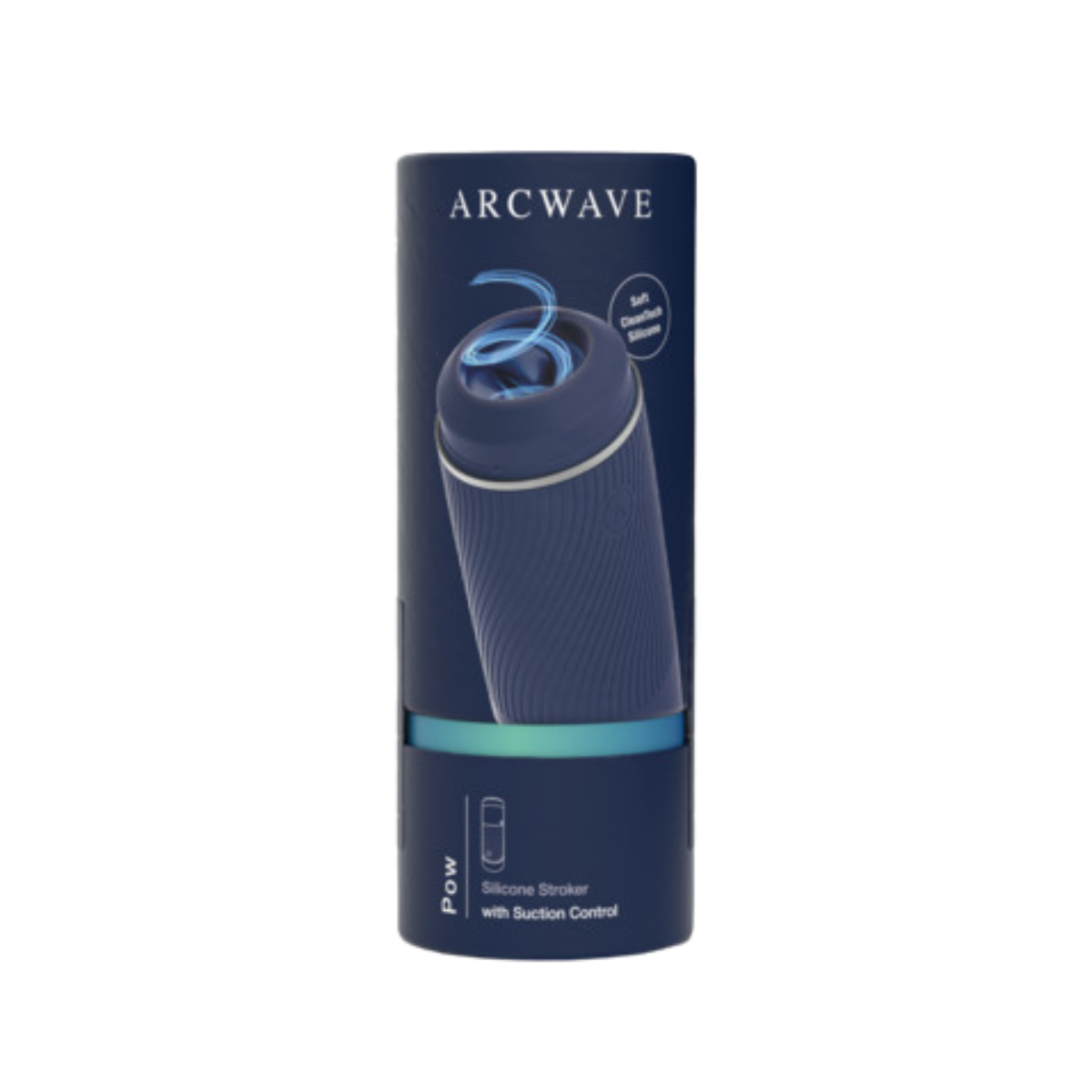 Arcwave - Pow Manual Stroker CleanTech SIlicone Male Masturbator (Blue)