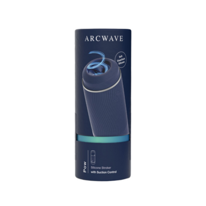 Arcwave - Pow Manual Stroker CleanTech SIlicone Male Masturbator (Blue)