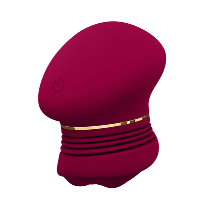 Blush - Riana Silicone Clitoral Stimulator AutoRub Technology Mulberry Wine