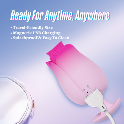 Blush - Aria Tulip Trance Silicone Clitoral Stimulator
