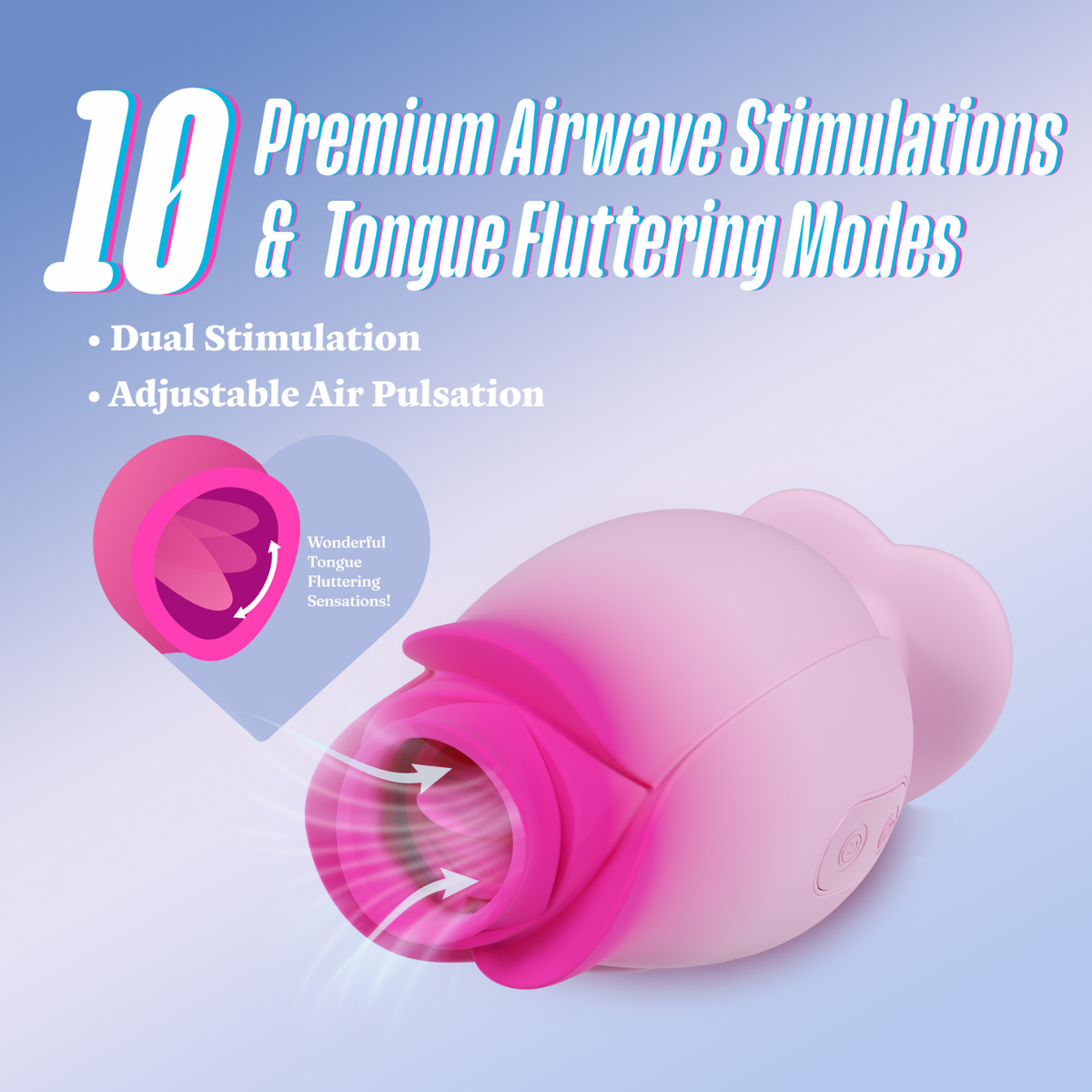 Blush - Aria Tulip Trance Silicone Clitoral Stimulator