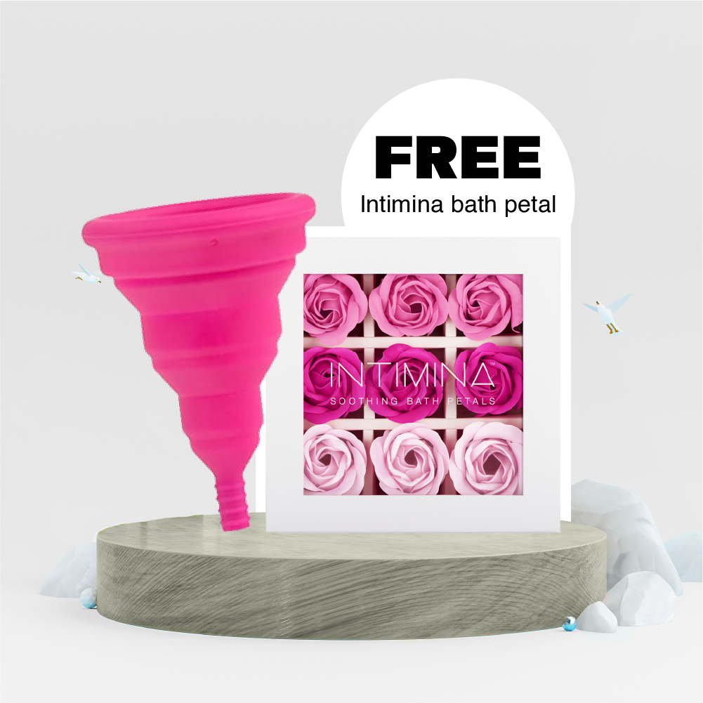 Intimina - Lily One Menstruation Cup (With FREE Bath Petals)