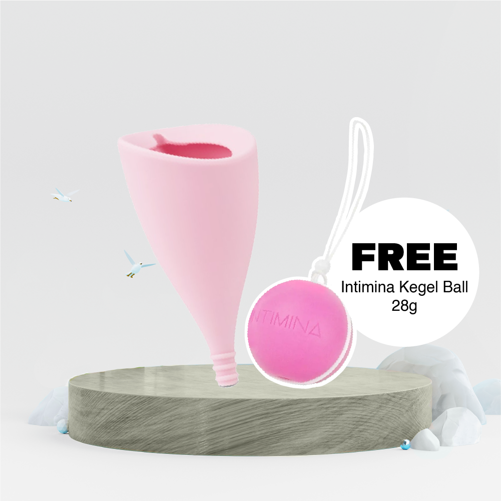 Intimina - Lily Size A Menstruation Cup (With Free Laselle Kegel Ball 28 g)