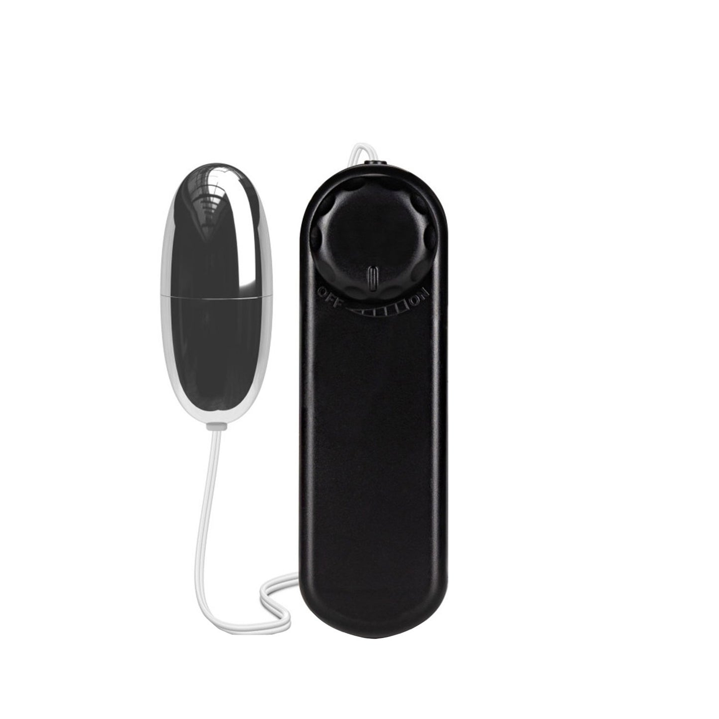 B Yours - Silver Power Bullet Vibrator with Controller