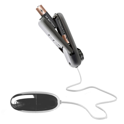 B Yours - Silver Power Bullet Vibrator with Controller