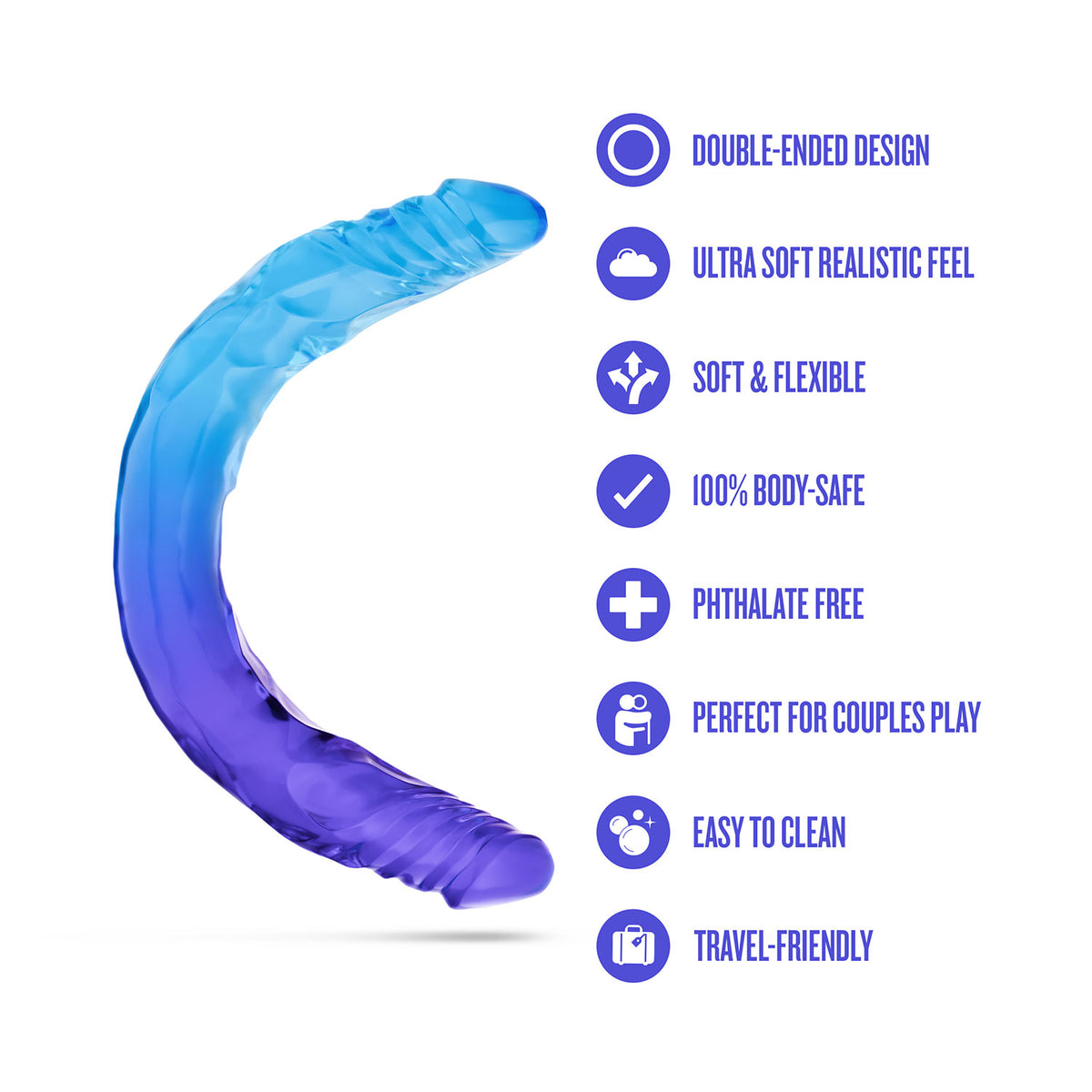 B Yours - Sugar Stud 14-inch Double-ended Dildo