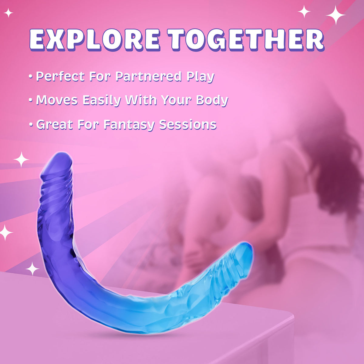 B Yours - Sugar Stud 14-inch Double-ended Dildo