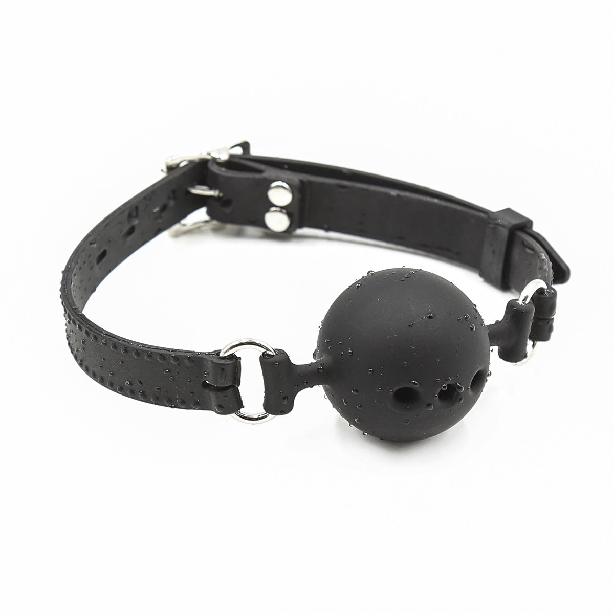 The Horny Company - Black Dragon Bondage Ball Gag Silicone Medium