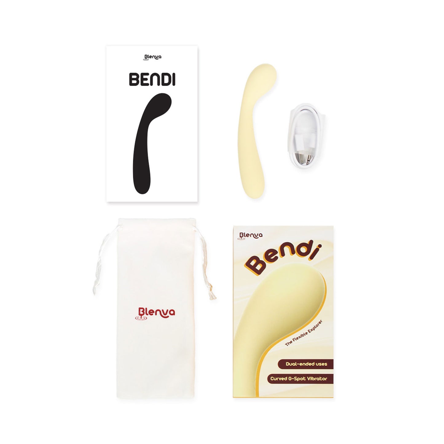 Blenva Bendi Flexible G-Spot Vibrator – Dual Motor