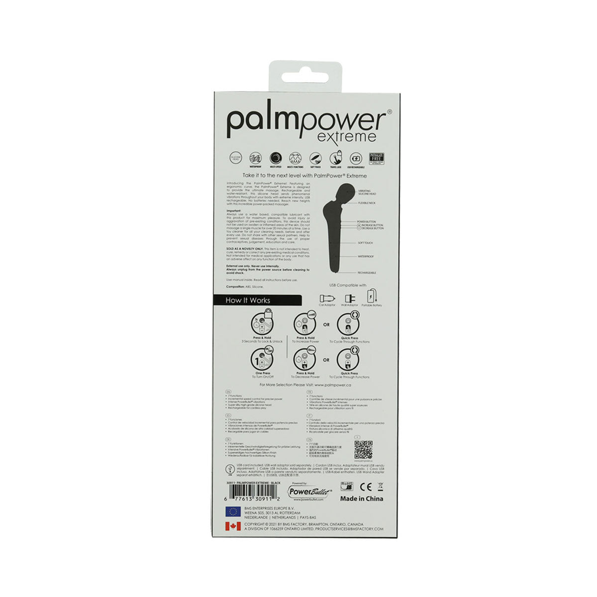 PalmPower - Extreme Clitoral Wand Massager