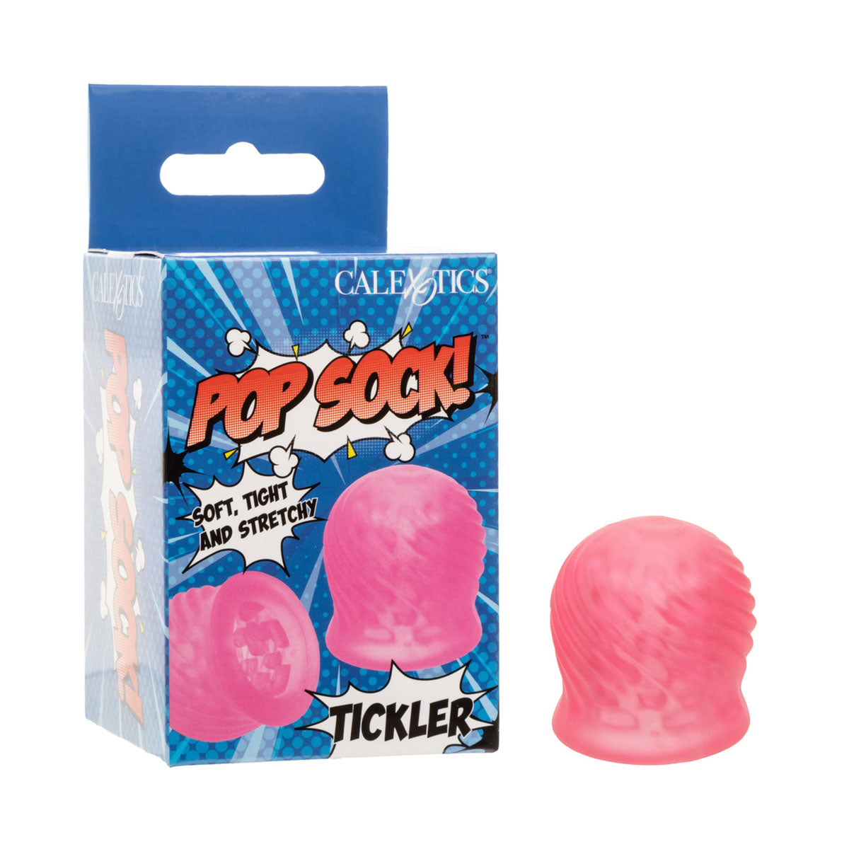 Calexotics - Pop Sock Tickler Reversible Male Stroker Pink