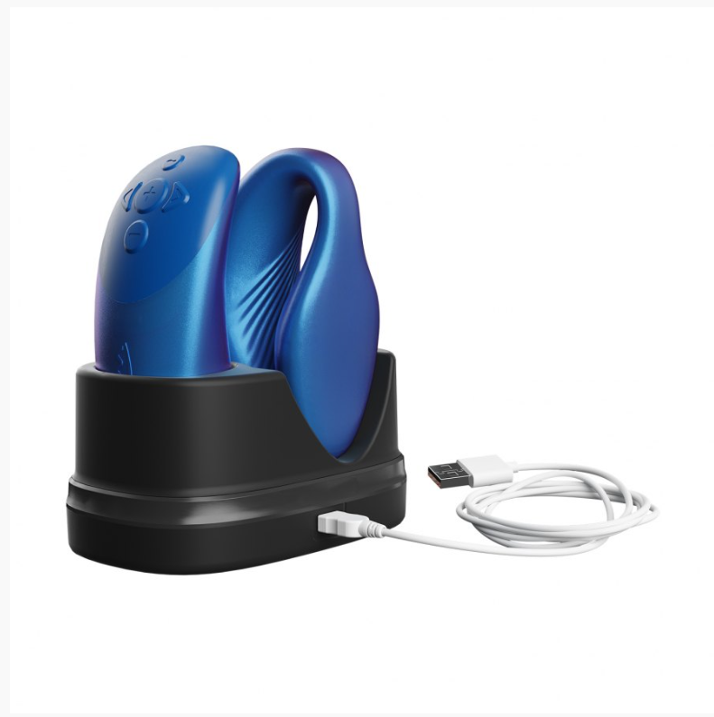 We Vibe - Chorus Remote Control Couple Vibrator (App Compatible) Cosmic Blue  