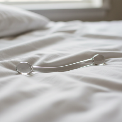 Close-up on white bedding