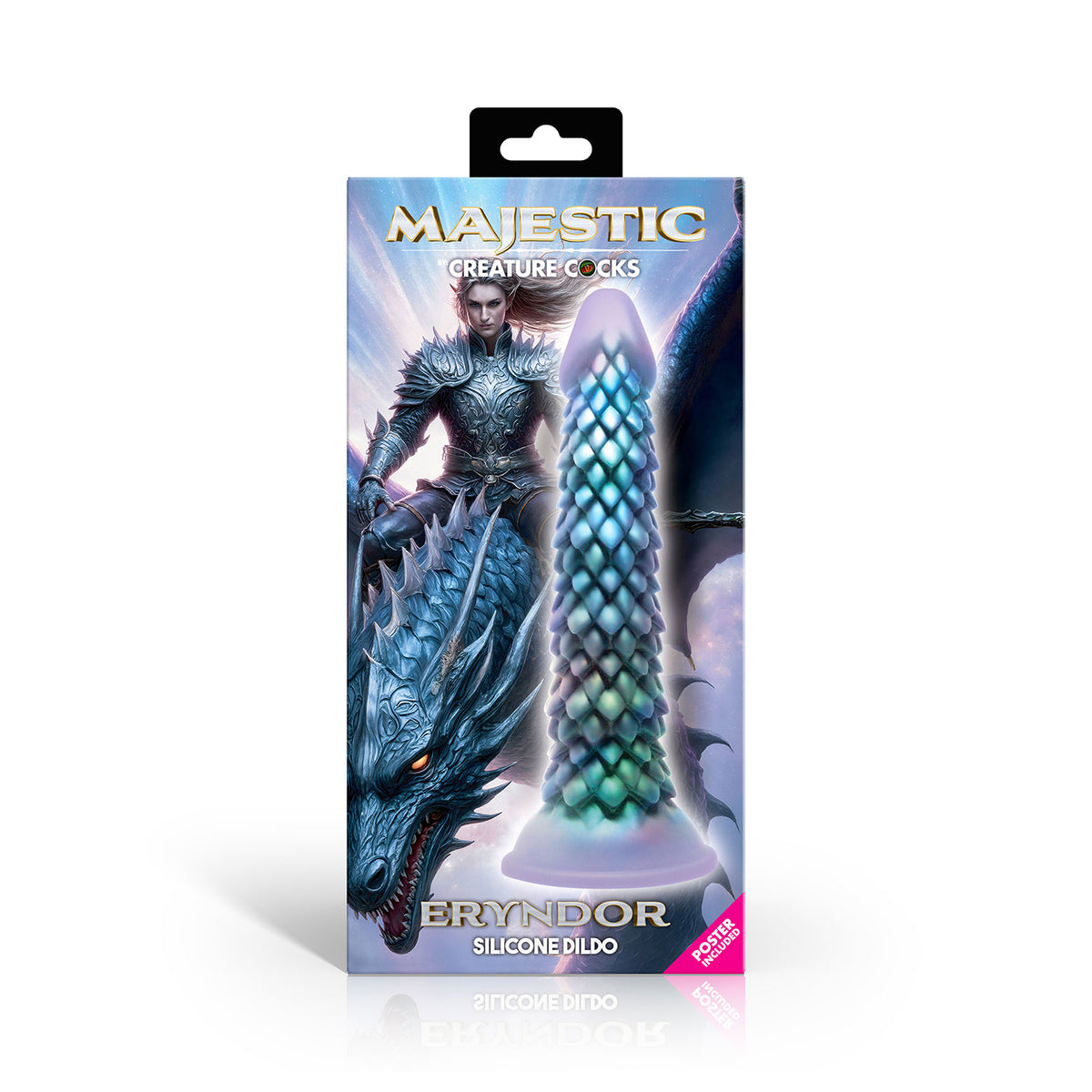 Creature Cocks - Majestic Eryndor 9-inch Silicone Dildo