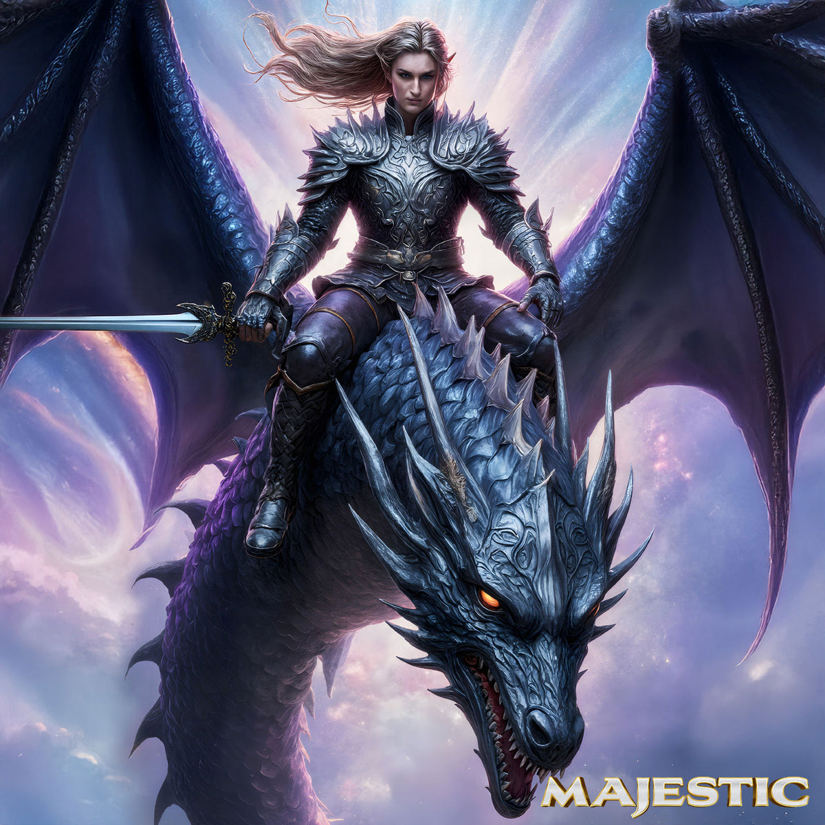 Creature Cocks - Majestic Eryndor 9-inch Silicone Dildo