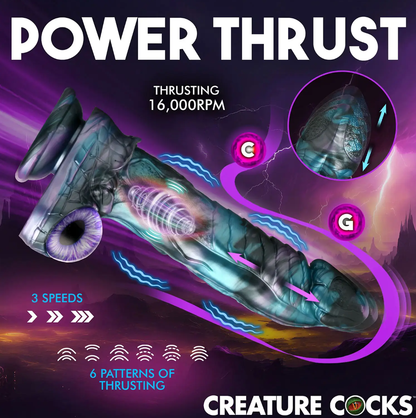 Creature Cocks – Astro-Thrust 9.3” Thrusting Vibrating Dildo