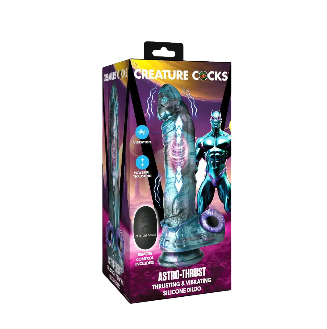 Creature Cocks – Astro-Thrust 9.3” Thrusting Vibrating Dildo