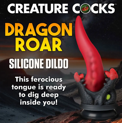 Creature Cocks - Dragon Roar 8.5-inch Silicone Suction Cup Dildo