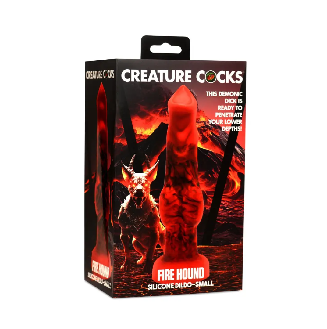 Creature Cocks – Fire Hound 6.75” Silicone Dildo